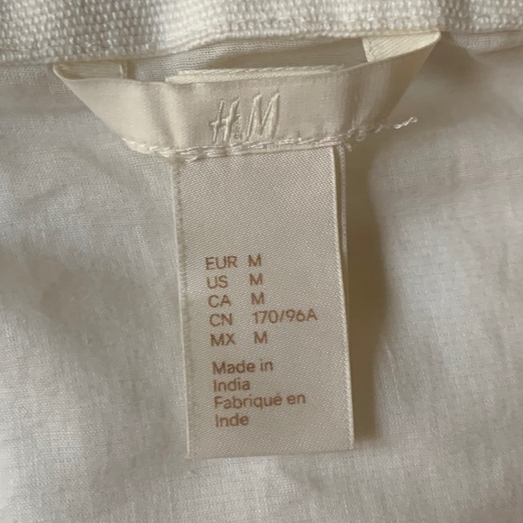 H&M White Embroidered Vest - Picture 6 of 7